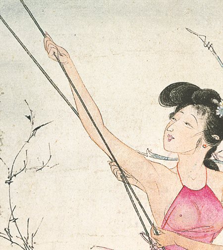 日土县-胡也佛的仕女画和最知名的金瓶梅秘戏图